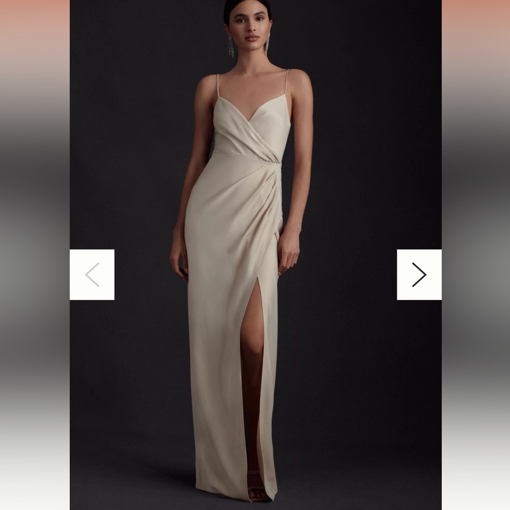 BHLDN Freya Satin Charmeuse Dress
